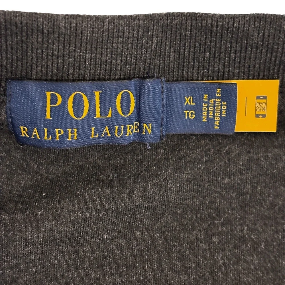 Polo Ralph Lauren Black Polo Shirt Mens XL Short Sleeve Soft Cotton Pony Logo